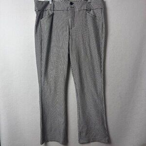 Torrid pant 18 R Trouser Bootcut Studio Luxe Ponte black white Houndstooth‎ New
